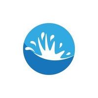 Water Splash logo vector