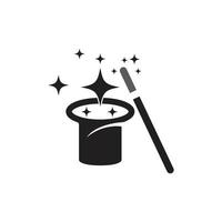 magic stick logo vector