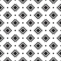 Ikat square seamless pattern. Geometric ethnic pattern design. black-white fabric pattern design. vector illustration.