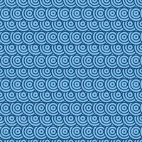 Seamless Japanese circle pattern. Repeat the geometric circle tile. Vector illustration.