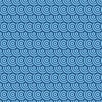 Seamless Japanese circle pattern. Repeat the geometric circle tile. Vector illustration.