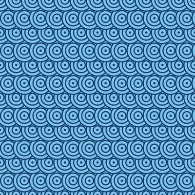 Seamless Japanese circle pattern. Repeat the geometric circle tile. Vector illustration.