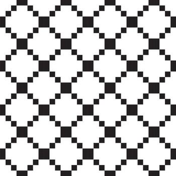 square seamless pattern. Geometric ethnic pattern design. black-white fabric pattern design. vector illustration.