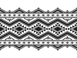 Ikat horizontal seamless pattern. Geometric ethnic pattern design. black-white fabric pattern design. vector illustration.