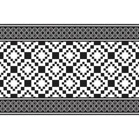 Ikat horizontal seamless pattern. Geometric ethnic pattern design. black-white fabric pattern design. vector illustration.