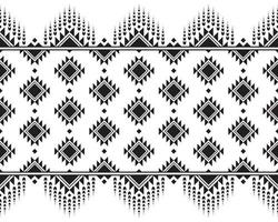 Ikat horizontal seamless pattern. Geometric ethnic pattern design. black-white fabric pattern design. vector illustration.