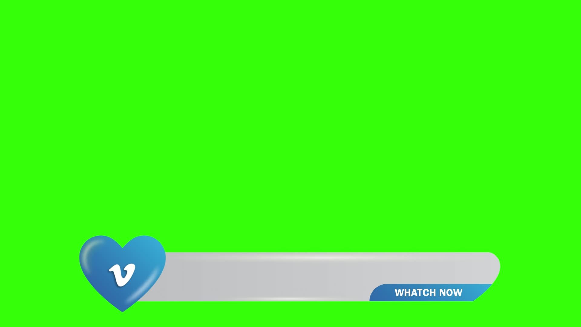 Love Heart Vimeo Social Media Lower Third Green Screen Template Love Heart Vimeo Social Media Lower Third Green Screen Template