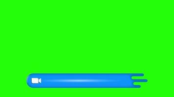 Fire Ball Zoom Social Media Lower third Green Screen template video