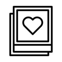 picture valentine icon outline style illustration vector and logo icon perfect.