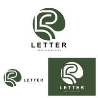 R Letter Logo, Vector Alphabet Symbol, Design For Brand Logos With Initial Letter