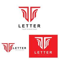 T Letter Logo, Modern Letter Style Vector, Design Suitable For Product Brands With T Letter vector