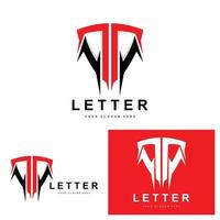 T Letter Logo, Modern Letter Style Vector, Design Suitable For Product Brands With T Letter vector