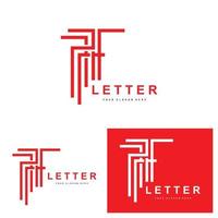 T Letter Logo, Modern Letter Style Vector, Design Suitable For Product Brands With T Letter vector
