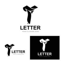 T Letter Logo, Modern Letter Style Vector, Design Suitable For Product Brands With T Letter vector