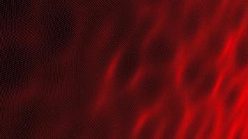 Forma de partículas temáticas hermosas rojas, fondo gráfico de neón futurista, ilustración de elemento de arte abstracto 3d de energía científica, tecnología artificial, animación de papel tapiz de tema de forma video