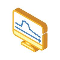 peak voltage surges isometric icon vector illustration