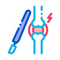 arthroscopy check icon vector outline illustration