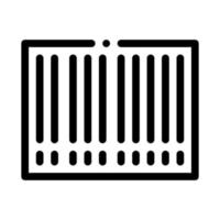 Barcode Bar Code Icon Vector Outline Illustration