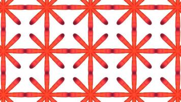 Digital Illustration Red Kaleidoscope Tiles Background photo