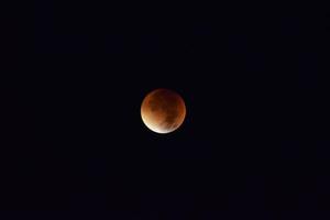 Total lunar eclipse photo