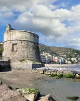 Seaside Resort of Alassio at italian Riviera in Liguria, Italy photo