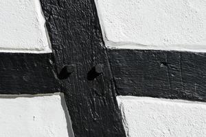 Detail of half-timbered House,Bergisches Land,Germany photo