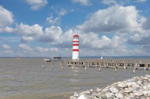 Lighthouse of Podersdorf at Neusiedler See ,Burgenland,Austria photo