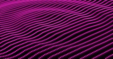 Abstract purple waves streaks circles of particles and dots futuristic rhythmic luminous magical energy. Abstract background photo