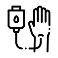 Drop Counter Icon Vector Outline Illustration