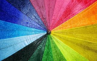 resumen de antecedentes coloridos en paraguas foto