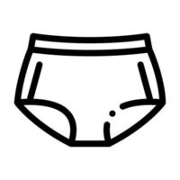 ilustración de contorno de vector de icono de pantalones maxi