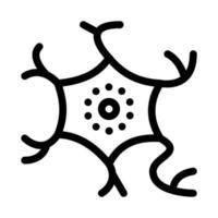 Human Body Cell Icon Vector Outline Illustration