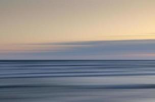 blurred sea landscape photo