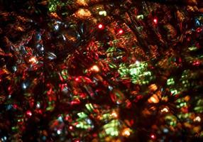 Abstract Christmas light background photo