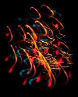 Abstract Christmas light background photo