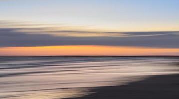 blurred sea landscape photo