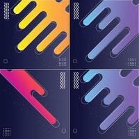 Minimalistic Geometric Designs with Dynamic Shapes vector