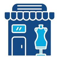 Mass Market Fashion Glyph Two Color Icon vector