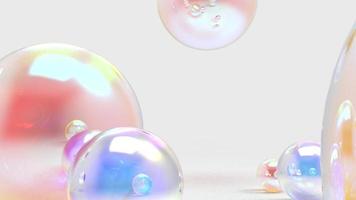 luxury pearls background, pearls background 3D render photo