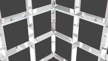 diamond 3d modern wireframe geometric structure background photo