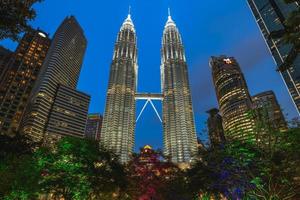 torre gemela en kuala lumpur foto