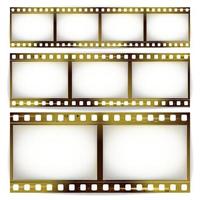 Film Strip Vector Set