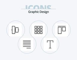 Design Line Icon Pack 5 Icon Design. . ruler. . grid vector