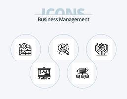 Business Management Line Icon Pack 5 Icon Design. business. check. business. tick. business vector