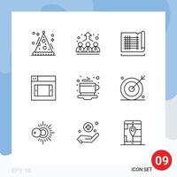 9 Creative Icons Modern Signs and Symbols of tea breakfast construction mobile web Editable Vector Design Elements