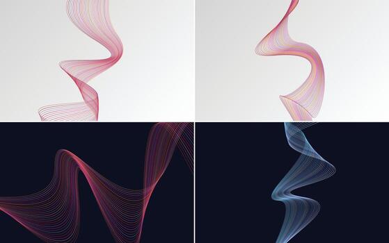 usa este paquete de fondos vectoriales para agregar un toque de elegancia a tu volante. presentación. o folleto vector