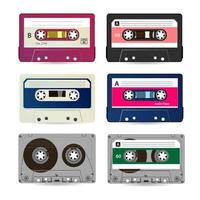 Retro Audio Cassette Vector