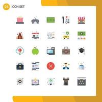 25 Creative Icons Modern Signs and Symbols of marketplace develop play station coding c Editable Vector Design Elements