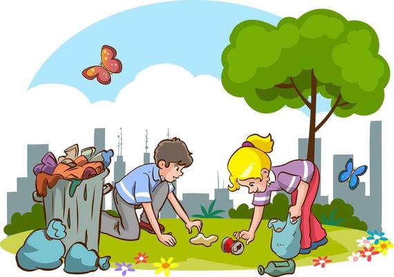 clean environment drawings for kids