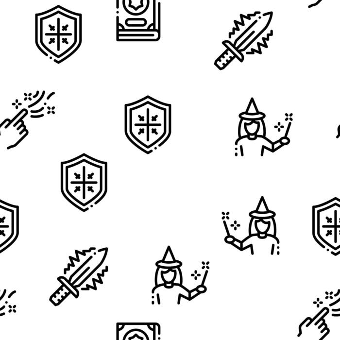 Wizard Pattern Vector Art, Icons, and Graphics for Free Download
